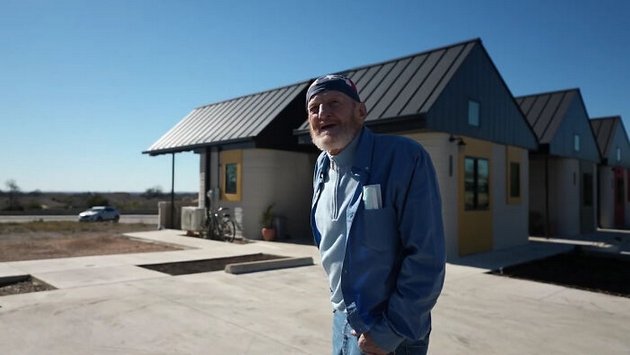 A 70-year-old man is the first American to live in a 3D printed home made for the homeless