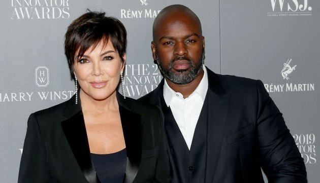 Kris is currently in a relationship with Corey Gamble,