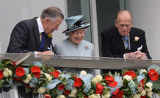 Over the years Sir Michael Oswald has often been in close proximity to Queen Elizabeth at various races