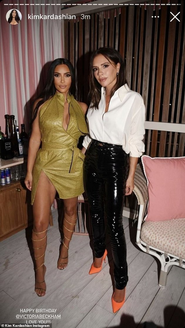 Kim Kardashian & Victoria Beckham