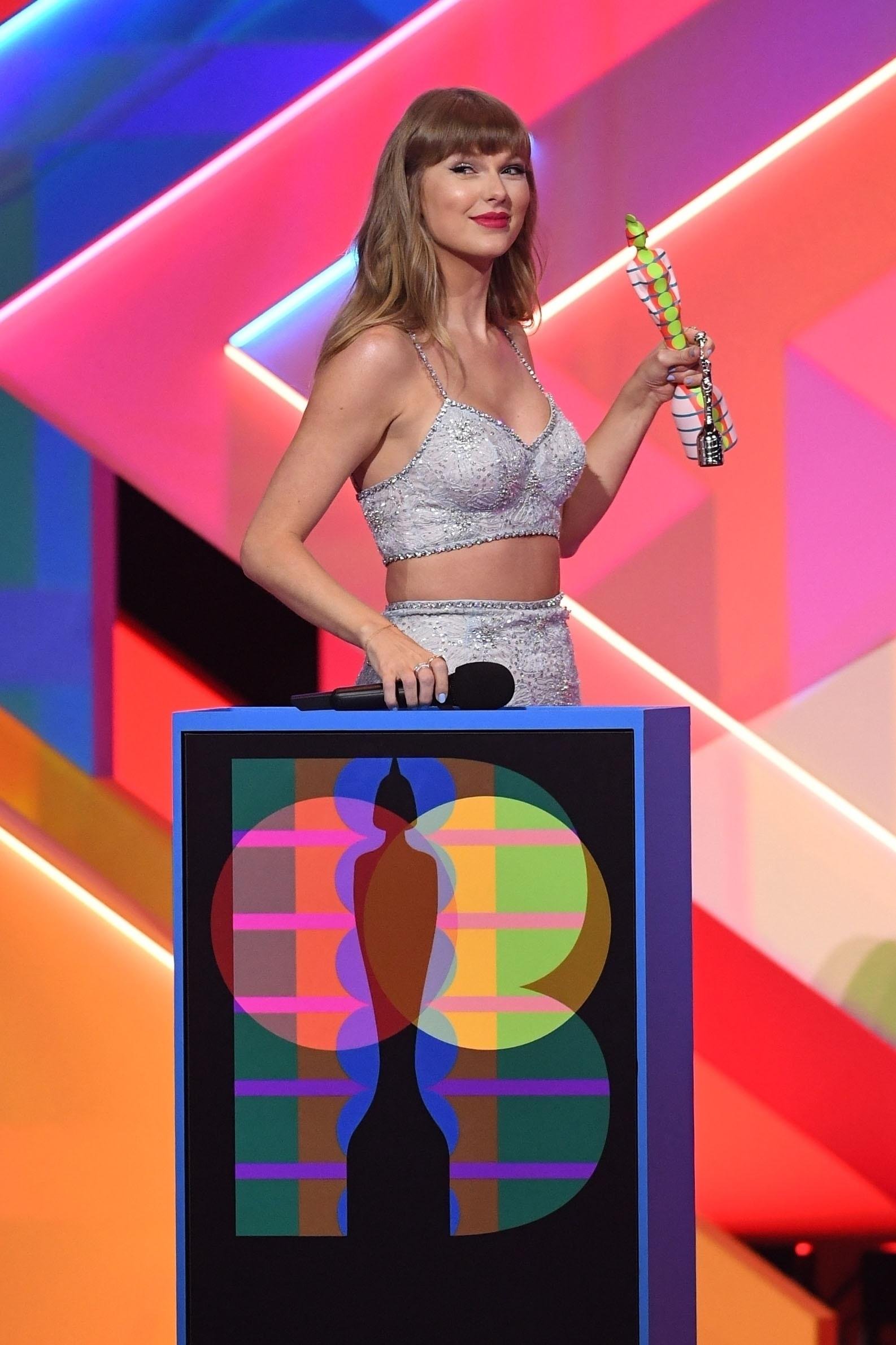 Taylor Swift has entered the history of the Brit Awards