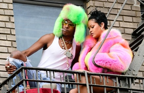 Couple in love: Rihanna is shooting a new video with her boyfriend ASAP Rocky