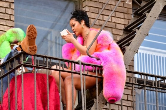 Couple in love: Rihanna is shooting a new video with her boyfriend ASAP Rocky