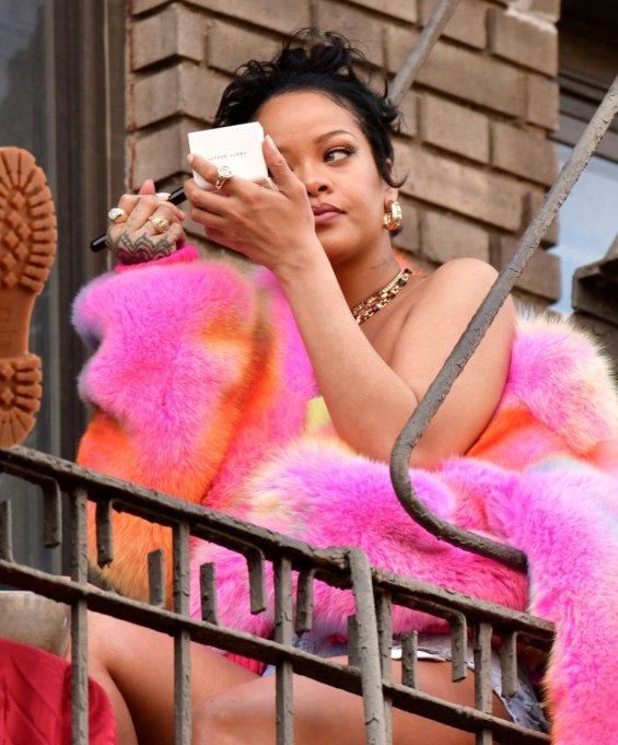 Couple in love: Rihanna is shooting a new video with her boyfriend ASAP Rocky