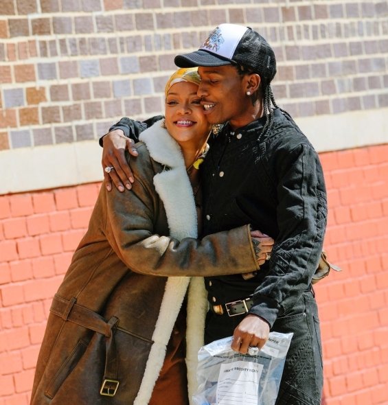 Couple in love: Rihanna is shooting a new video with her boyfriend ASAP Rocky