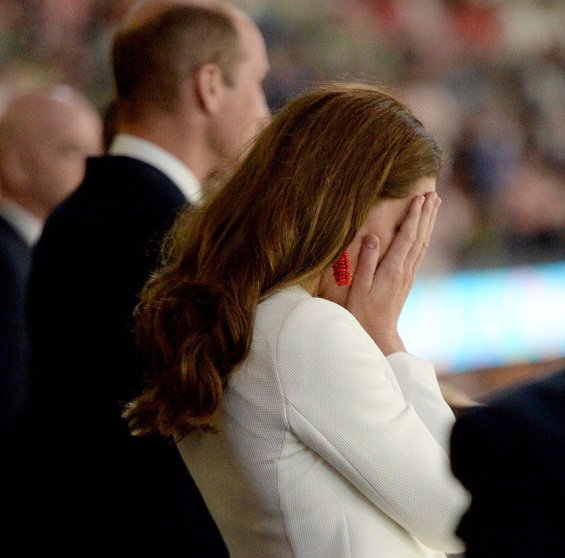 Joy, then sorrow: Sweet Prince George cheers for England at Wembley with parents Catherine and William