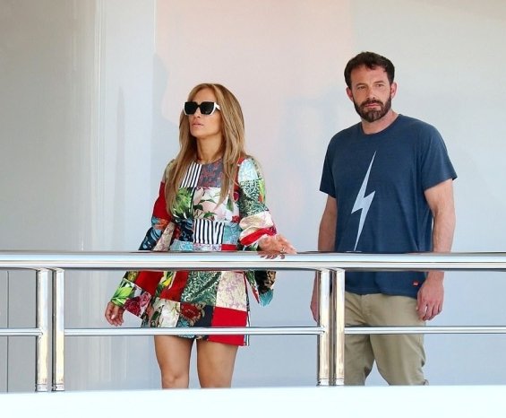 Jennifer Lopez celebrated her 52nd birthday in a bikini, passionately kissing Ben Affleck on a yacht