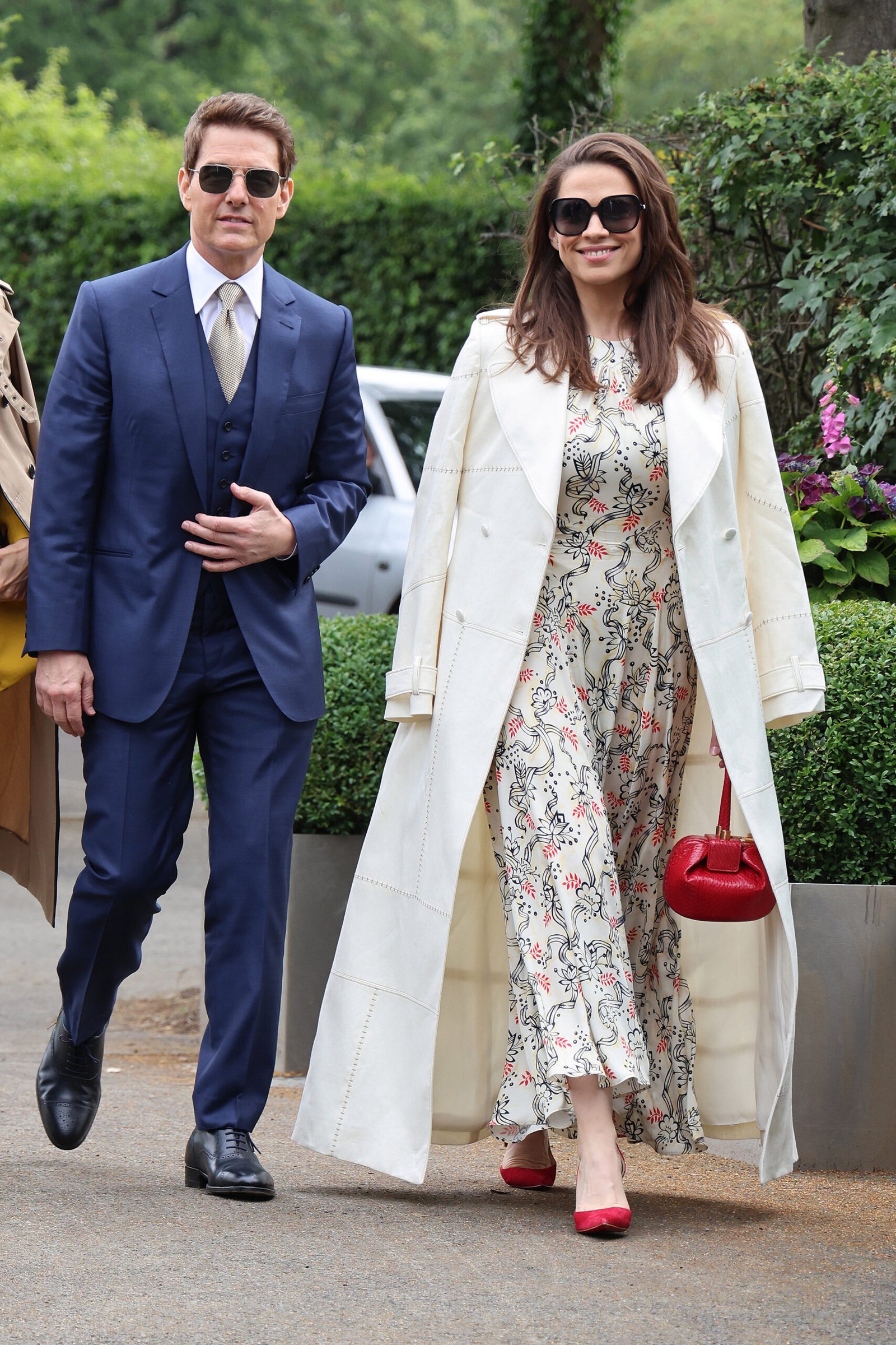 Tom Cruise and his girlfriend Hayley Atwell followed Wimbledon