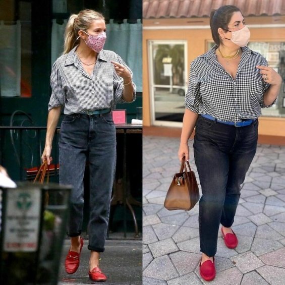 A plus-size blogger copies celebrity stylings to show that anyone can wear anything