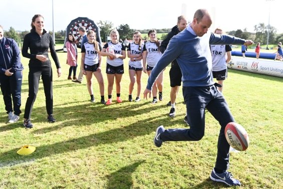 Duchess Catherine was holding a tarantula and Prince William was playing with a snake on a joint tour