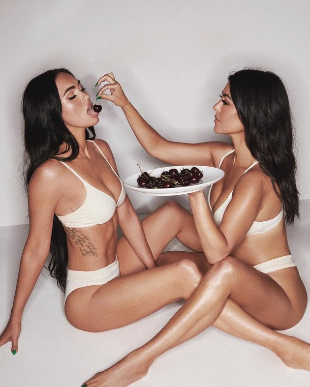 Megan Fox and Kourtney Kardashian pose topless in a hot photoshoot - The "bad guys" brought them together