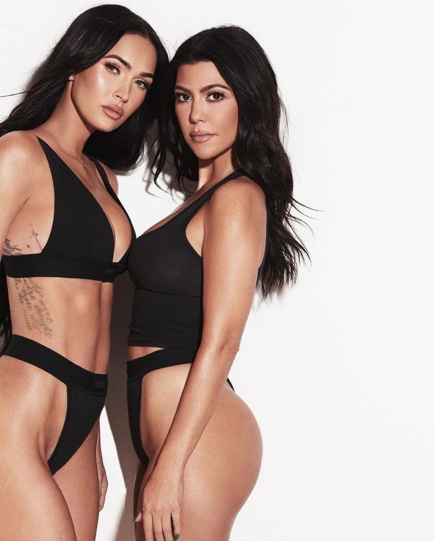 Megan Fox and Kourtney Kardashian pose topless in a hot photoshoot - The "bad guys" brought them together