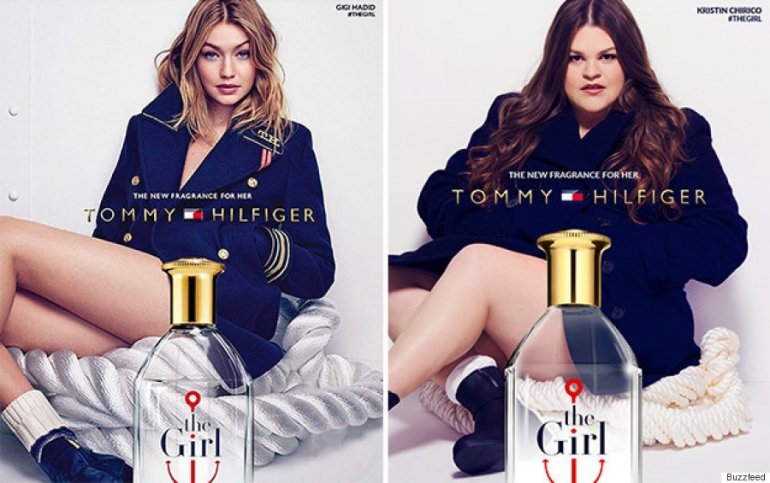 Plus size version of the most popular fashion campaigns