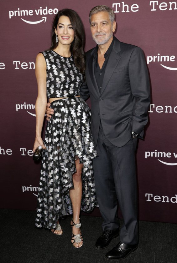 George and Amal Clooney at the premiere of his new movie The Tender Bar - Charming Couple