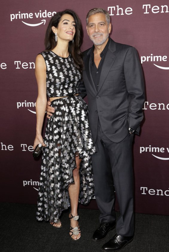 George and Amal Clooney at the premiere of his new movie The Tender Bar - Charming Couple