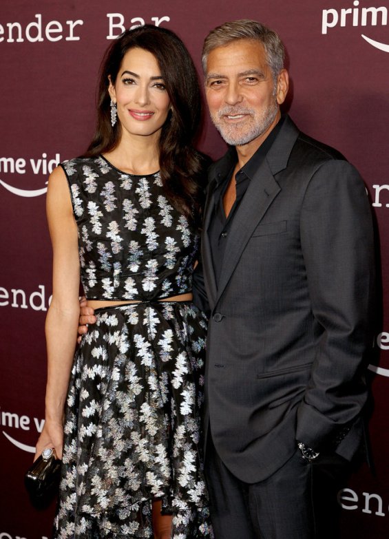 George and Amal Clooney at the premiere of his new movie The Tender Bar - Charming Couple