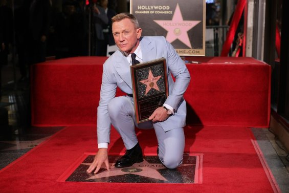Daniel Craig received his star on the Hollywood Walk of Fame