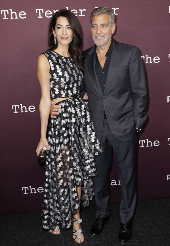 George and Amal Clooney at the premiere of his new movie The Tender Bar - Charming Couple