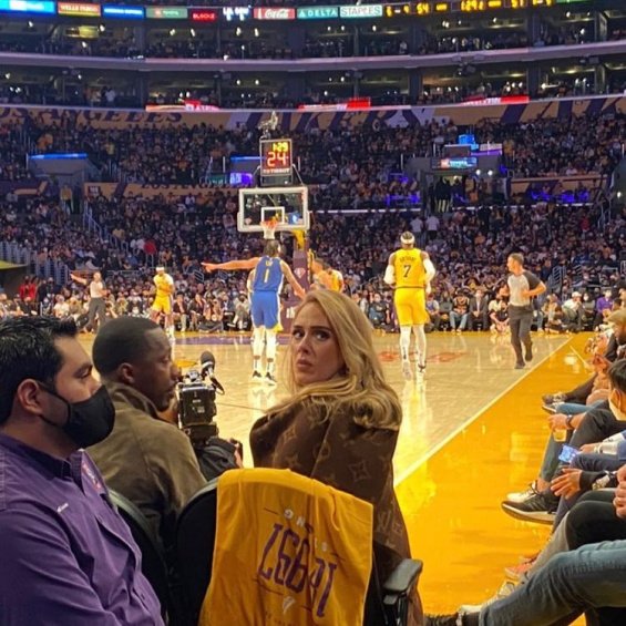 Adele photographed with Rich Paul at a basketball game after openly admitting she was happy with him