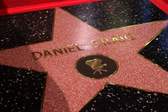 Daniel Craig received his star on the Hollywood Walk of Fame