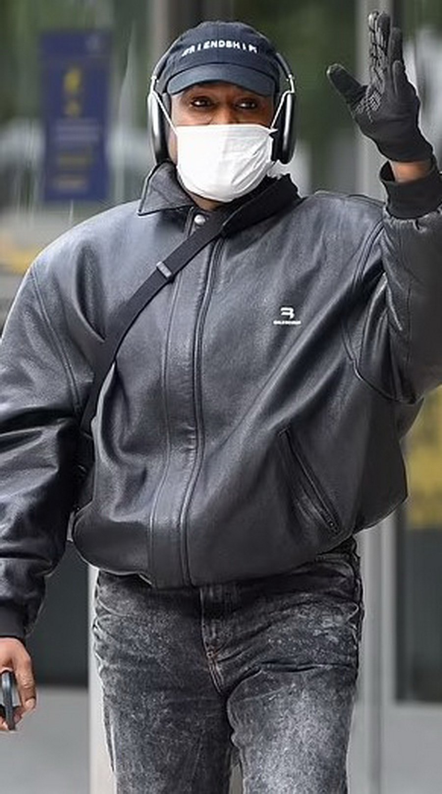 Fans worried about Kanye West's mental health - He walks with bizarre rubber face masks