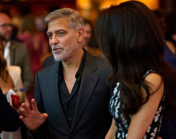 George and Amal Clooney at the premiere of his new movie The Tender Bar - Charming Couple