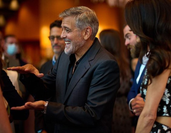 George and Amal Clooney at the premiere of his new movie The Tender Bar - Charming Couple