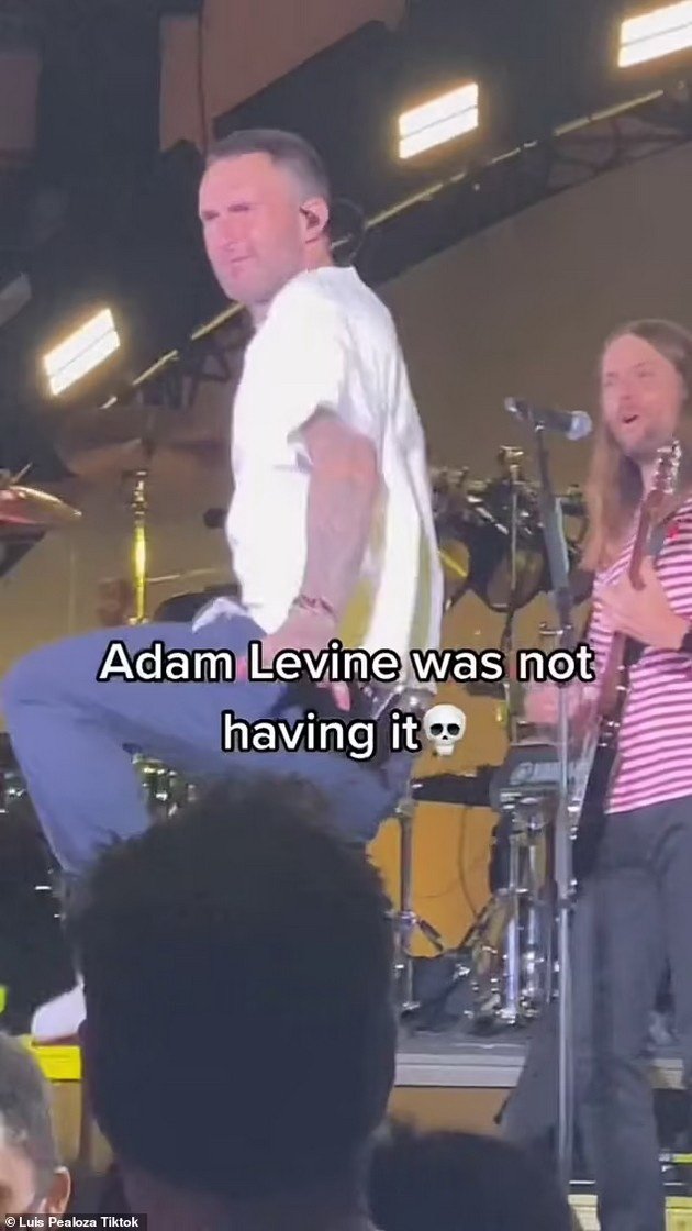 Viral video: Adam Levine was criticized after refusing to hug a fan with horror and swearing