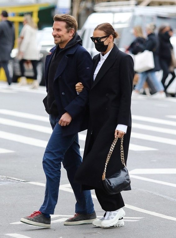 Together again? Irina Shayk and Bradley Cooper photographed on a walk and holding hands