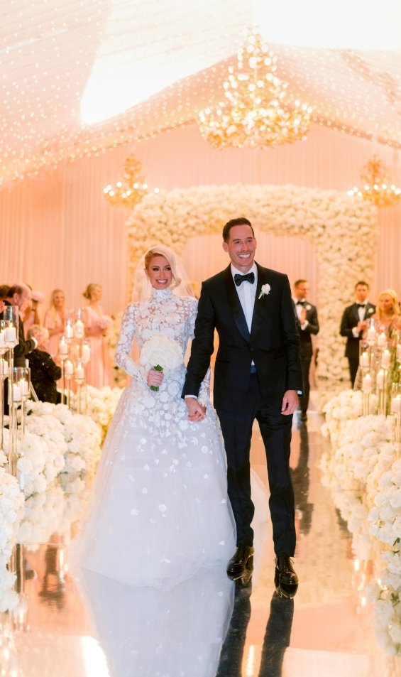 Take a look at Paris Hilton wedding photos - 4 wedding dresses and a few days of celebration