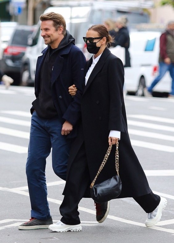 Together again? Irina Shayk and Bradley Cooper photographed on a walk and holding hands