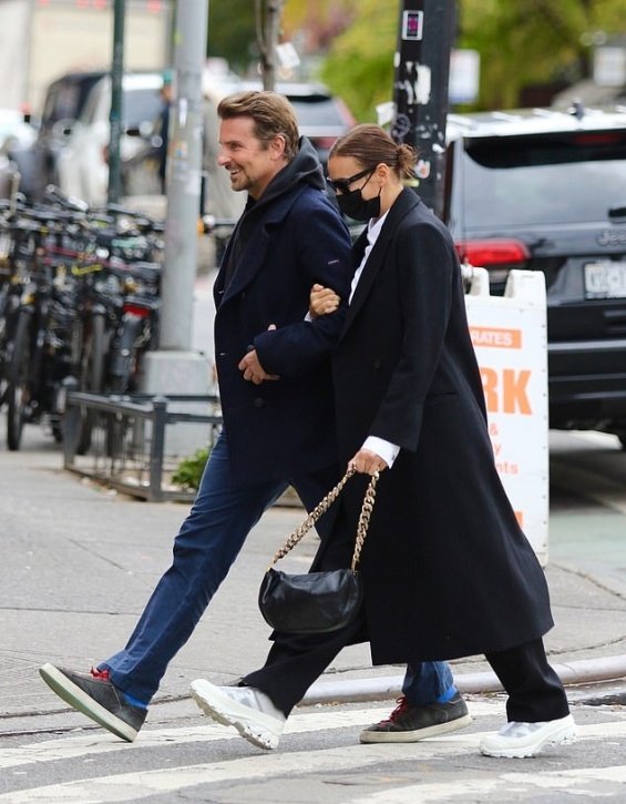 Together again? Irina Shayk and Bradley Cooper photographed on a walk and holding hands