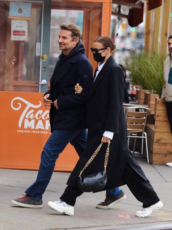 Together again? Irina Shayk and Bradley Cooper photographed on a walk and holding hands