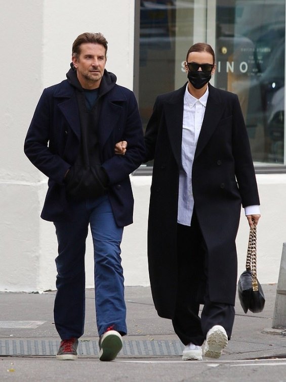 Together again? Irina Shayk and Bradley Cooper photographed on a walk and holding hands