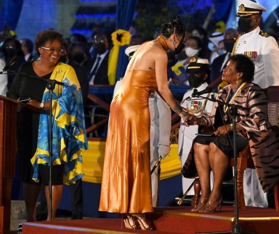 Rihanna was named National Hero on the day Barbados became a Republic