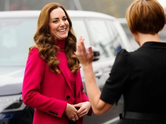 Duchess Catherine visits a school in London