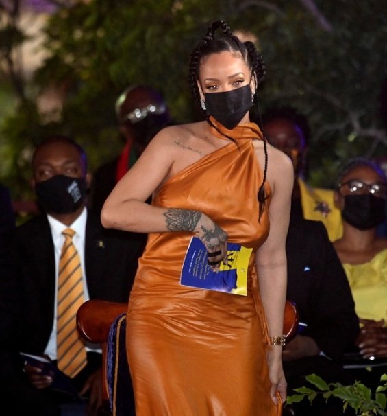 Rihanna was named National Hero on the day Barbados became a Republic