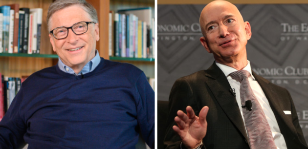 Hypocritical billionaires - How do Jeff Bezos and Bill Gates destroy the planet Earth?