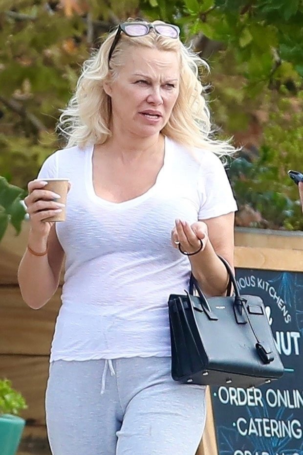 Pamela Anderson in a rare natural edition Without makeup and in