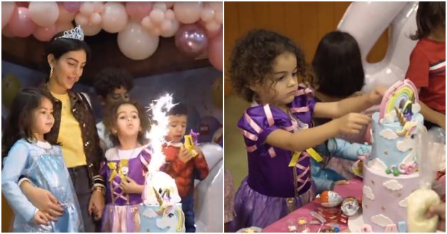 They have millions, but they don't spoil the children - See how Ronaldo and Georgina celebrated their daughter's birthday