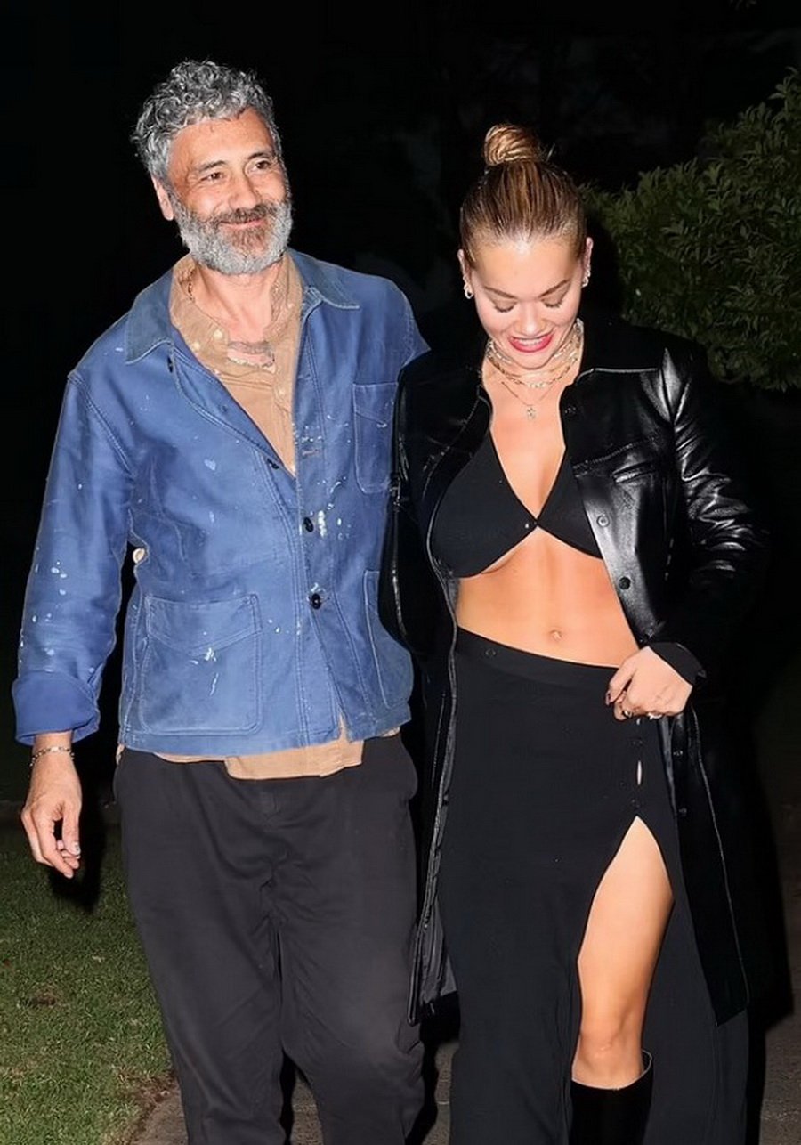 Rita Ora and Taika Waititi were photographed at a dinner in Sydney after the scandal