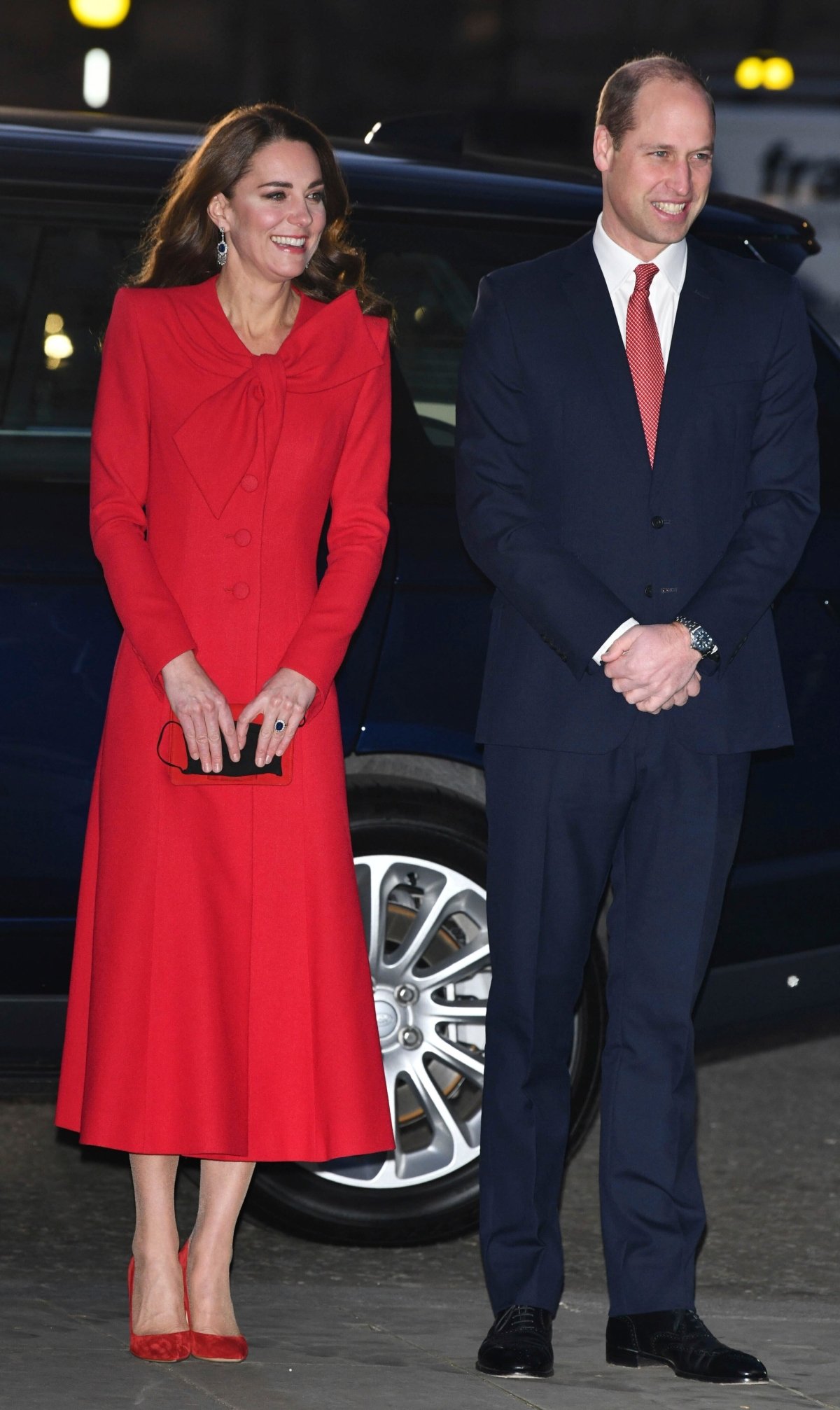 Duchess Catherine at a Christmas concert with Prince William