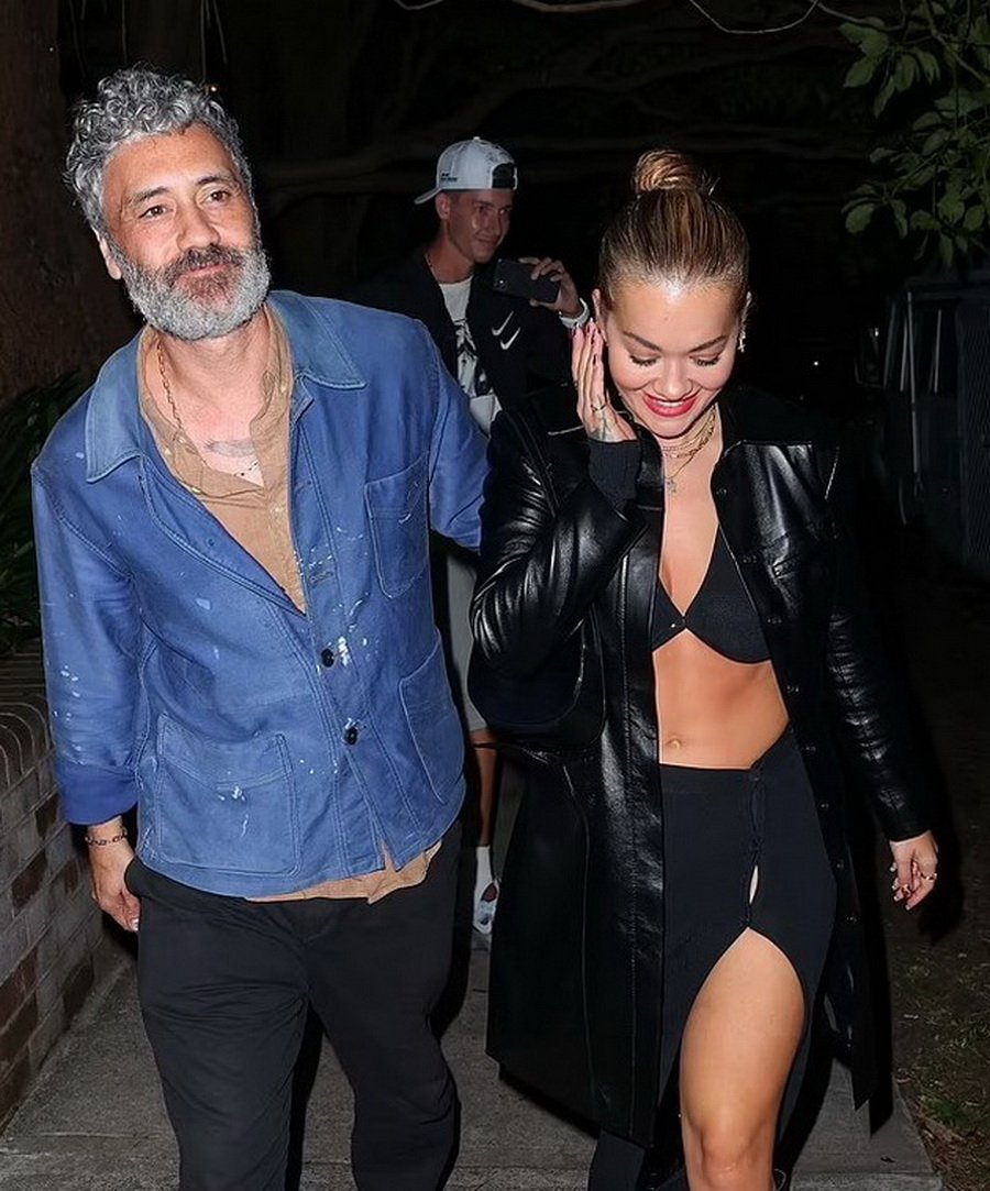 Rita Ora and Taika Waititi were photographed at a dinner in Sydney after the scandal