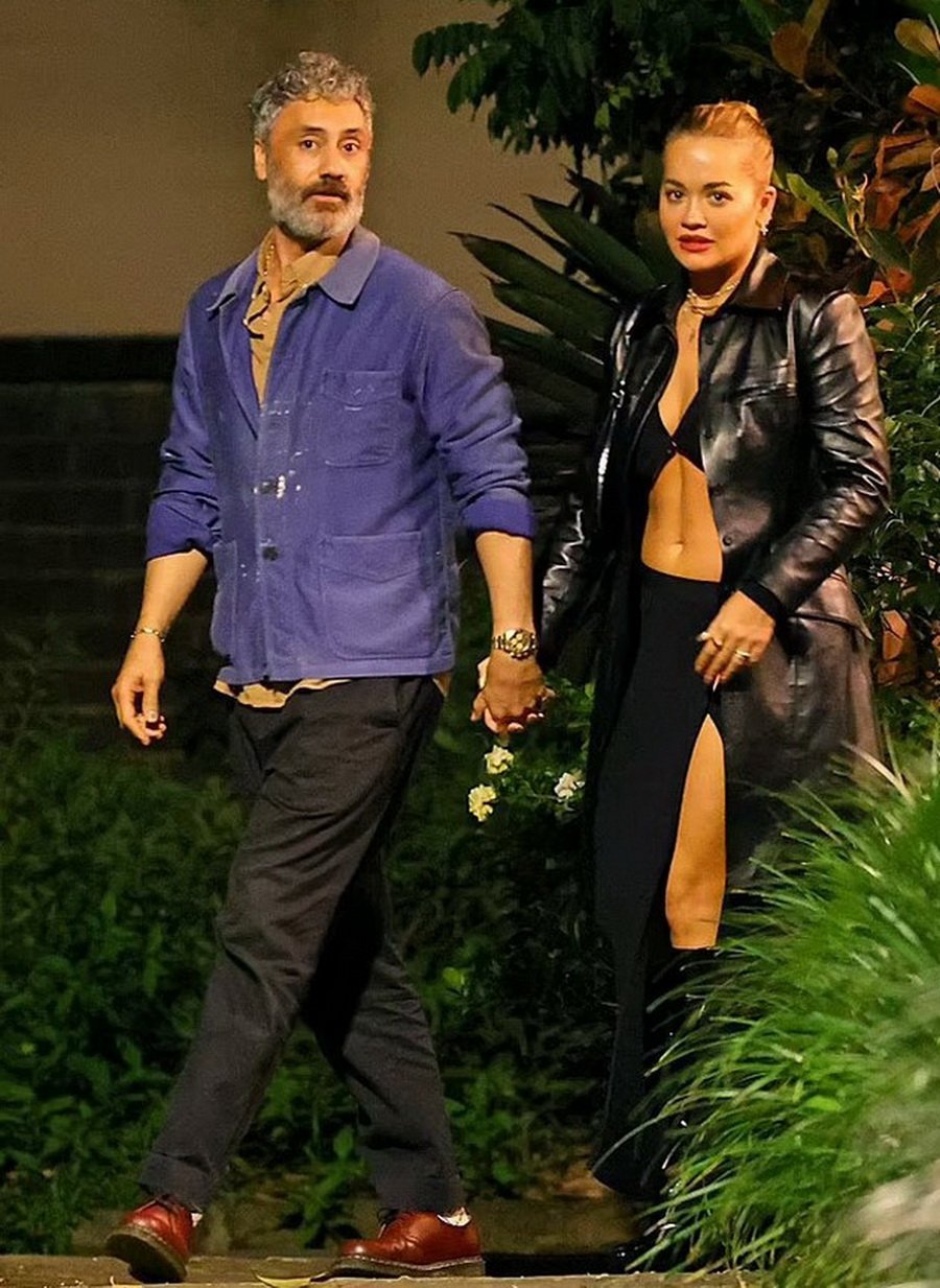 Rita Ora and Taika Waititi were photographed at a dinner in Sydney after the scandal