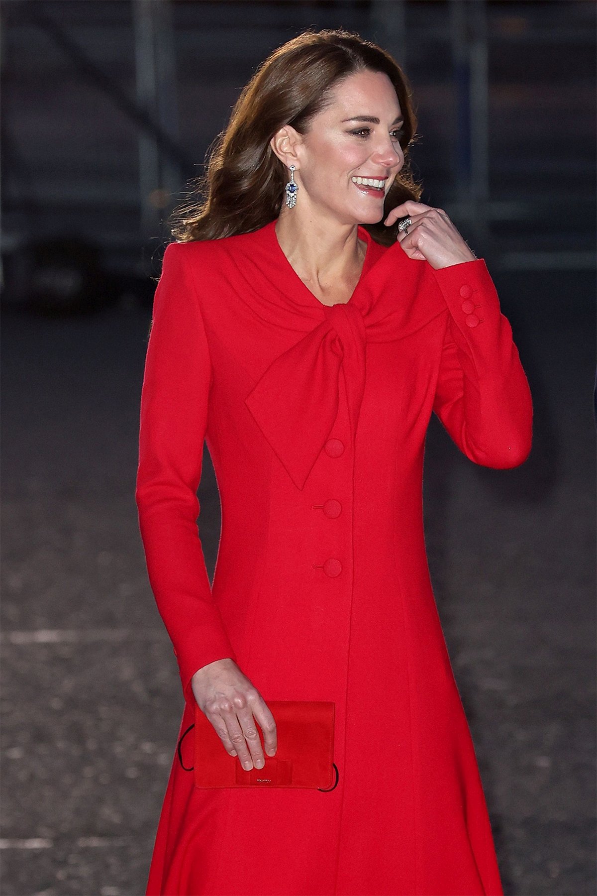 Duchess Catherine at a Christmas concert with Prince William