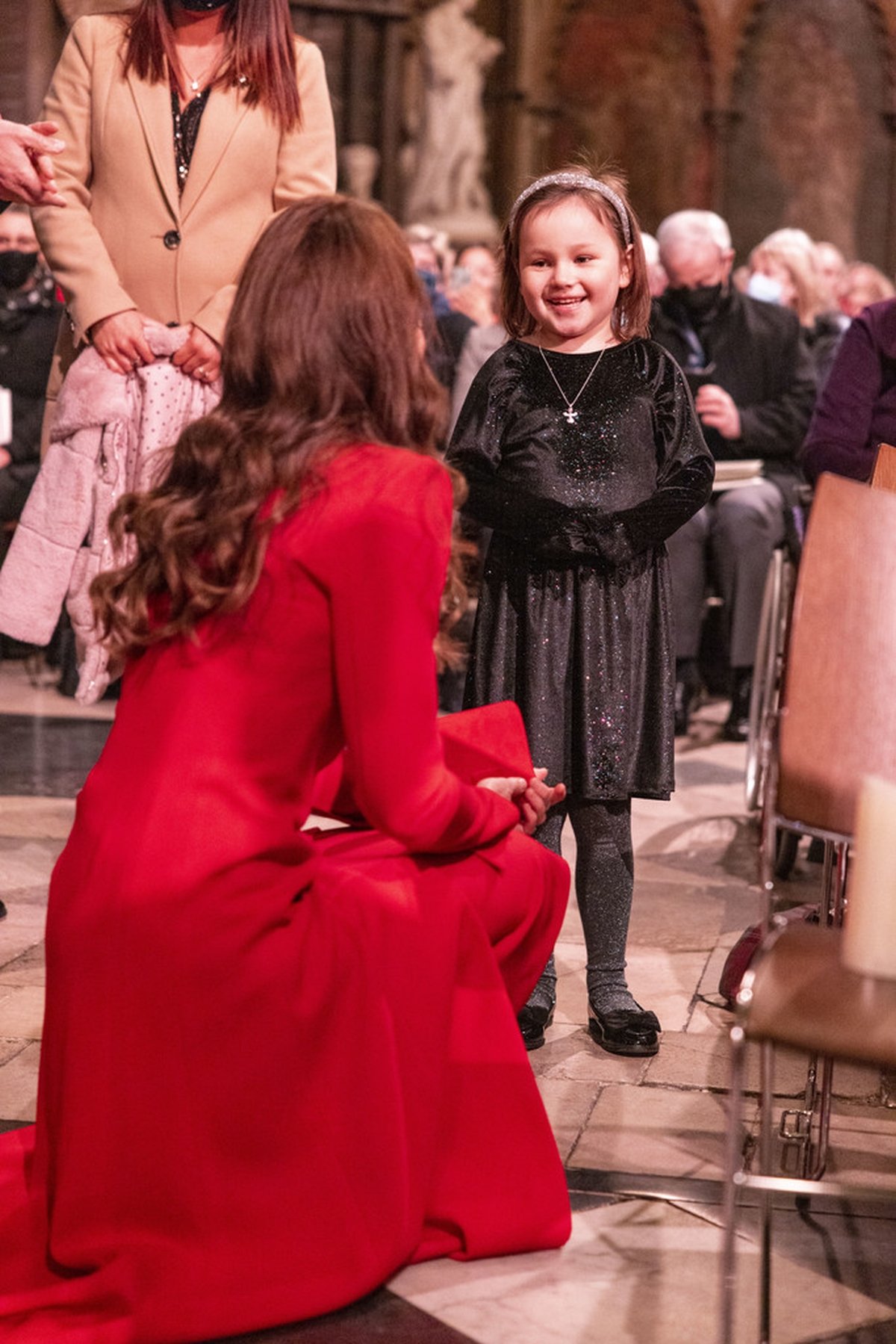 Duchess Catherine at a Christmas concert with Prince William