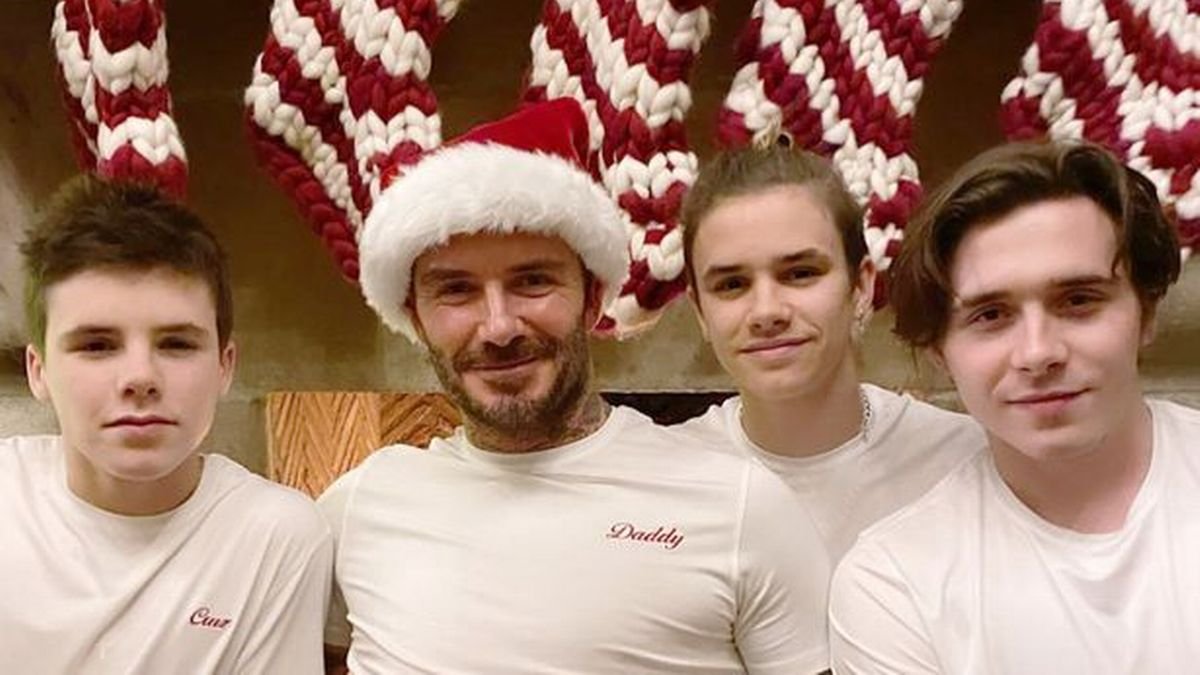 Take a look at the Christmas idyll at the Beckhams' home