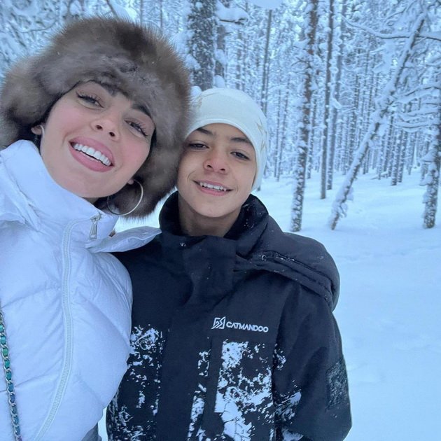 Georgina Rodríguez without Ronaldo took the children on a dream trip to the North Pole