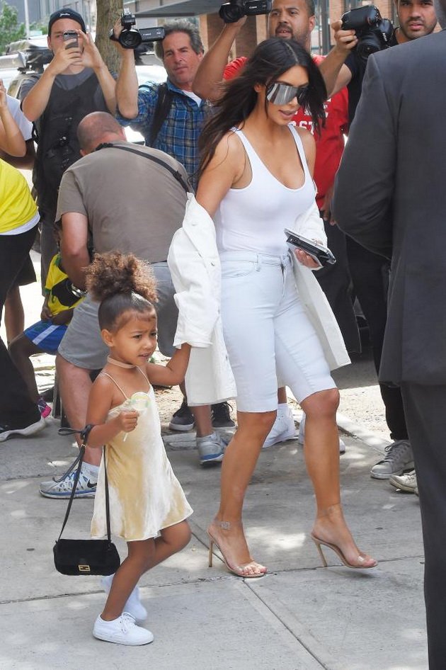 North West showed off its handbag collection worth thousands of dollars