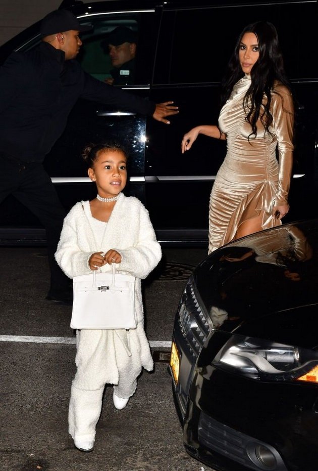 North West showed off its handbag collection worth thousands of dollars